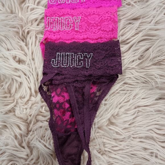 🎀ONLY $2 SHIPPING UNTIL 23/6🎀JUICY Couture XL Hot G-String pack of 3. - Picture 3 of 4